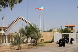 Iraq tạm đóng cửa biên giới với Iran do lo ngại dịch bệnh. (Ảnh: AFP)