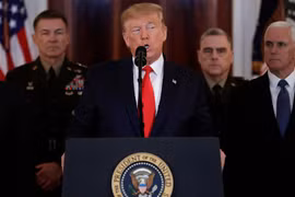 Tổng thống Mỹ Donald Trump. (Ảnh: IRNA/TTXVN)