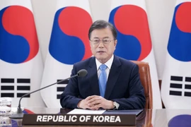 Tổng thống Hàn Quốc Moon Jae-in. (Ảnh: YONHAP/TTXVN) 