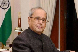 Cựu Tổng thống Ấn Độ Pranab Mukherjee. (Ảnh: PTI)