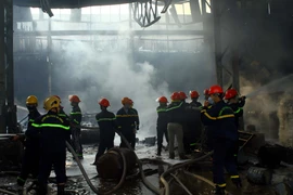 Nghệ An: Kịp thời dập tắt vụ cháy tại kho hàng chứa sơn