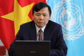 Trưởng Phái đoàn đại diện Việt Nam tại Liên hợp quốc, Đại sứ Đặng Đình Quý. (Ảnh: TTXVN)