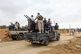 Lực lượng GNA tại Tripoli. (Ảnh: AFP/TTXVN)