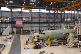 Nhà máy Airbus tại Alabama (Mỹ).
