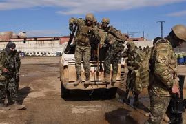 Lực lượng Thổ Nhĩ Kỳ tại Syria. (Ảnh: AP)