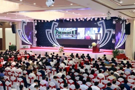 Quang cảnh hội nghị. (Ảnh: Tá Chuyên/TTXVN)