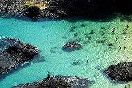 Bãi biển Baia, nơi xảy ra vụ cá mập tấn công. (Nguồn: elnuevodiario.com.ni)