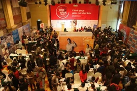 Quang cảnh ngày hội việc làm tiếng Nhật. (Nguồn: VietnamWorks)