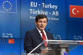 Thủ tướng Thổ Nhĩ Kỳ Ahmet Davutoglu. (Nguồn: AFP/TTXVN)
