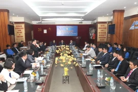 Diễn đàn “Công nhân trẻ Việt Nam lao động, sáng tạo, xây dựng đất nước.” (Ảnh: Anh Tuấn/TTXVN)