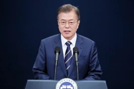 Tổng thống Hàn Quốc Moon Jae-in. (Nguồn: THX/TTXVN)