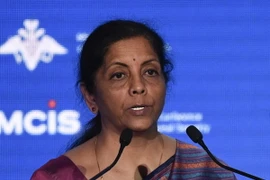 Bộ trưởng Quốc phòng Ấn Độ Nirmala Sitharaman. (Nguồn: AFP/ TTXVN)