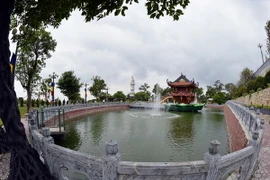 Phong cảnh chùa Ba Vàng. (Ảnh: Thanh Hà/TTXVN)