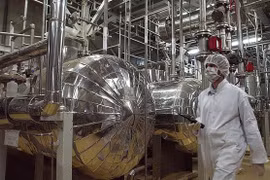 Bên trong một cơ sở hạt nhân Iran. (Nguồn: AP)