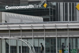 Trụ sở ngân hàng CBA tại Sydney, Australia ngày 15/2. (Nguồn: AFP/TTXVN)