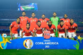 Các cầu thủ Chile tại Copa America 2021. (Nguồn: sportsunfold.com)