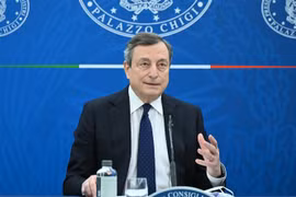 Thủ tướng Italy Mario Draghi. (Ảnh: AFP/TTXVN)