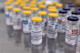 Vaccine Sputnik V phòng COVID-19 của Nga. (Ảnh: THX/TTXVN)