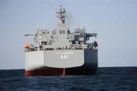 Chiến hạm Makran của Iran. (Ảnh: AFP/TTXVN)