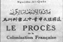 Bìa sách "Bản án chế độ thực dân Pháp." (Nguồn: wikipedia.org)