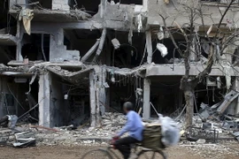 Cảnh hoang tàn ở Syria. (Nguồn: Reuters)