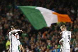 Tuyển Đức bất ngờ để thua Ireland. (Nguồn: Reuters)