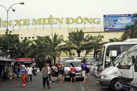 Bến xe Miền Đông, Thành phố Hồ Chí Minh. (Ảnh: Hoàng Hải/TTXVN)