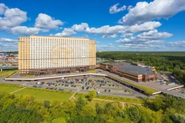 Toàn cảnh Trung tâm Văn hóa Thương mại Đa chức năng Hà Nội-Moskva (Incentra) tại Quận Đông Bắc Moskva. (Ảnh: Quang Vinh/Vietnam+)