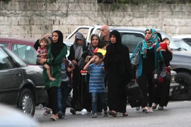 Người tị nạn Palestine. (Nguồn: AP)