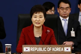 Tổng thống Hàn Quốc Park Geun-hye. (Nguồn: AFP/TTXVN)