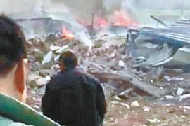 Hiện trường vụ nổ