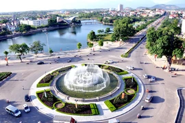 Cảnh quan Trung tâm của thành phố Vĩnh Yên, tỉnh Vĩnh Phúc.