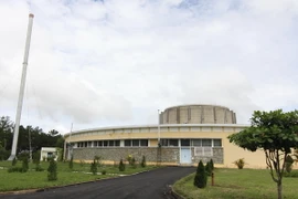 Lò phản ứng hạt nhân Đà Lạt nhìn từ bên ngoài. (Ảnh: Viện Nghiên cứu Hạt nhân Đà Lạt cung cấp)