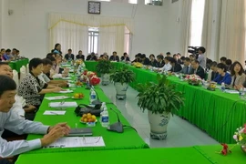 Cần Thơ tiếp đoàn Tổ chức Xúc tiến Mậu dịch Nhật Bản. (Ảnh: Ánh Tuyết/TTXVN)