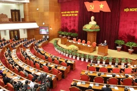 Toàn cảnh bế mạc Hội nghị. (Ảnh: Trí Dũng/TTXVN)