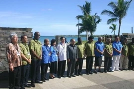 Lãnh đạo các nước tham dự hội nghị tại Natadola ngày 7/5. (Nguồn: ABC)