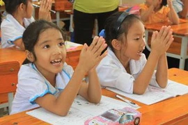 Các bé ở Làng trẻ em SOS ở Thanh Hóa. (Ảnh minh họa: Nguyễn Thủy/TTXVN)