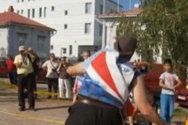 Một thí sinh tham gia cuộc thi. (Nguồn: telegraph)