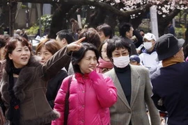 Người dân Nhật Bản. (Nguồn: AFP/TTXVN)