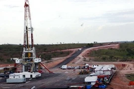 Khu vực giếng khoan dầu đầu tiên của Liên doanh Petromacareo. (Nguồn: VGP)