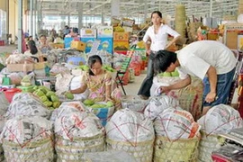 Tại chợ đầu mối Bình Điền. Ảnh minh họa. (Nguồn: Tuoitre) 