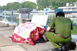 Hiện trường vụ việc. (Ảnh: Nam Thái/TTXVN)