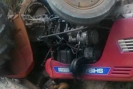 Hiện trường vụ tai nạn. (Ảnh do người dân cung cấp)