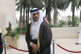 Ngoại trưởng Qatar Mohammed bin Abdulrahman al-Thani. (Nguồn: EPA/TTXVN)