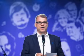 Thủ tướng Juha Sipila tại một sự kiện ở Tallinn, Estonia. (Nguồn: EPA/TTXVN)