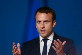 Tổng thống Pháp Emmanuel Macron phát biểu tại một sự kiện ở Paris. (Nguồn: AFP/TTXVN)