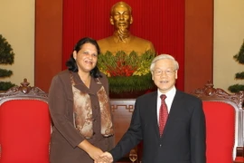 Tổng Bí thư tiếp Phó Chủ tịch Hội đồng Nhà nước Cuba