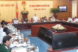 Khai mạc phiên họp thứ 29 của Ủy ban Thường vụ Quốc hội