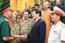 Chủ tịch nước tiếp các cựu chiến binh bảo vệ biên giới phía Bắc 