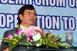 Thứ trưởng Bộ Lao động-Thương binh và Xã hội Nguyễn Trọng Đàm. (Ảnh: Hữu Việt/TTXVN)